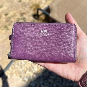 Coach purple wallet